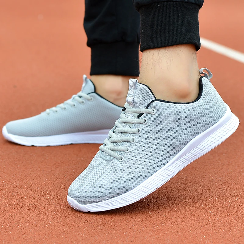 

REETENE Lightweight Men'S Sneakers Comfort Casual Men Sport Shoes Breathable Non-Slip Shoes Men Outdoor Mesh Shoes For Men