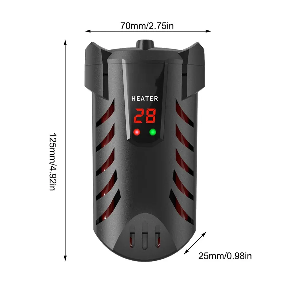 Цифровой нагреватель для аквариума 200 Вт Электрический стержень цифровой