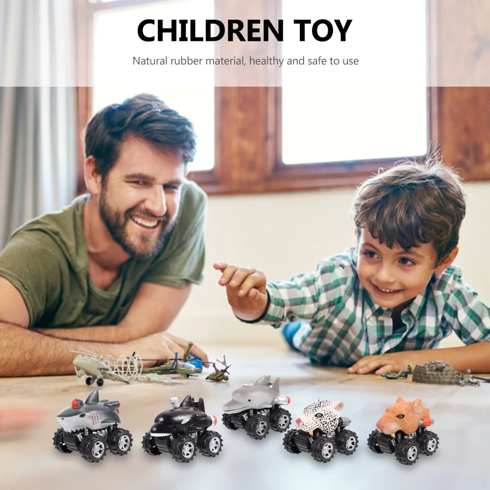 

5 PCS Back Vehicle Educational Car Mini Vehicle Plaything