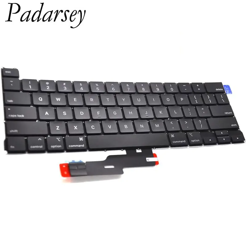Сменная клавиатура Padarsey с подсветкой совместимая MacBook Pro 13 дюймов A2289 выпуск 2020