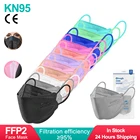 Маска-респиратор FFP2, черная, с фильтром, сертификат CE