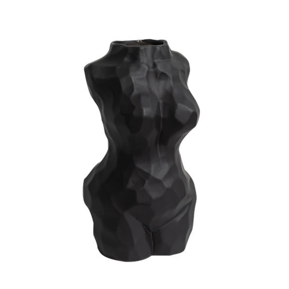 

Home Decoration Flower Vase Body Decorative Vases Nude Modern Bohemian Simple Large Geometric Ceramic Art Creative Female