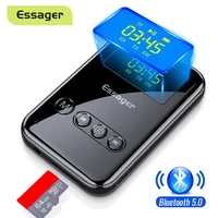essager bluetooth 5 0 transmitter receiver 3 5mm jack aux audio wireless adapter for pc tv headphone car bluetooth 5 0 receiver