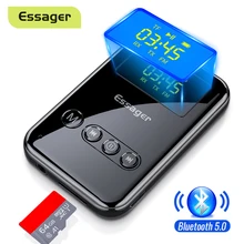 Essager Bluetooth 5.0 Transmitter Receiver 3.5mm Jack Aux Audio Wireless Adapter For PC TV Headphone Car Bluetooth 5 0 Receiver