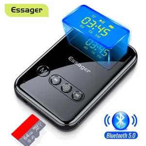 essager bluetooth 5 0 transmitter receiver 3 5mm jack aux audio wireless adapter for pc tv headphone car bluetooth 5 0 receiver free global shipping