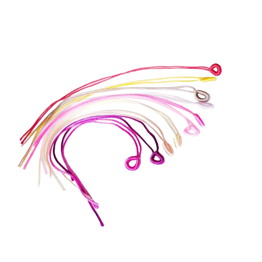 

20 Pieces Colorful String Weaved Jewelry Making Rings Link Rings Connectors