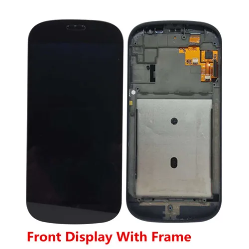 Front Lcd With frame Б/у для Yotaphone 2 YD201 YD206 задний передний ЖК-дисплей дигитайзер рамка сенсорный экран сборка Yota2 задний Дисплей - Цвет: Front Lcd With frame