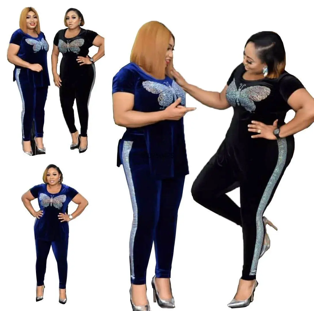 Женская обувь в африканском стиле Костюмы из 2 предметов Топы и штаны Комплекты