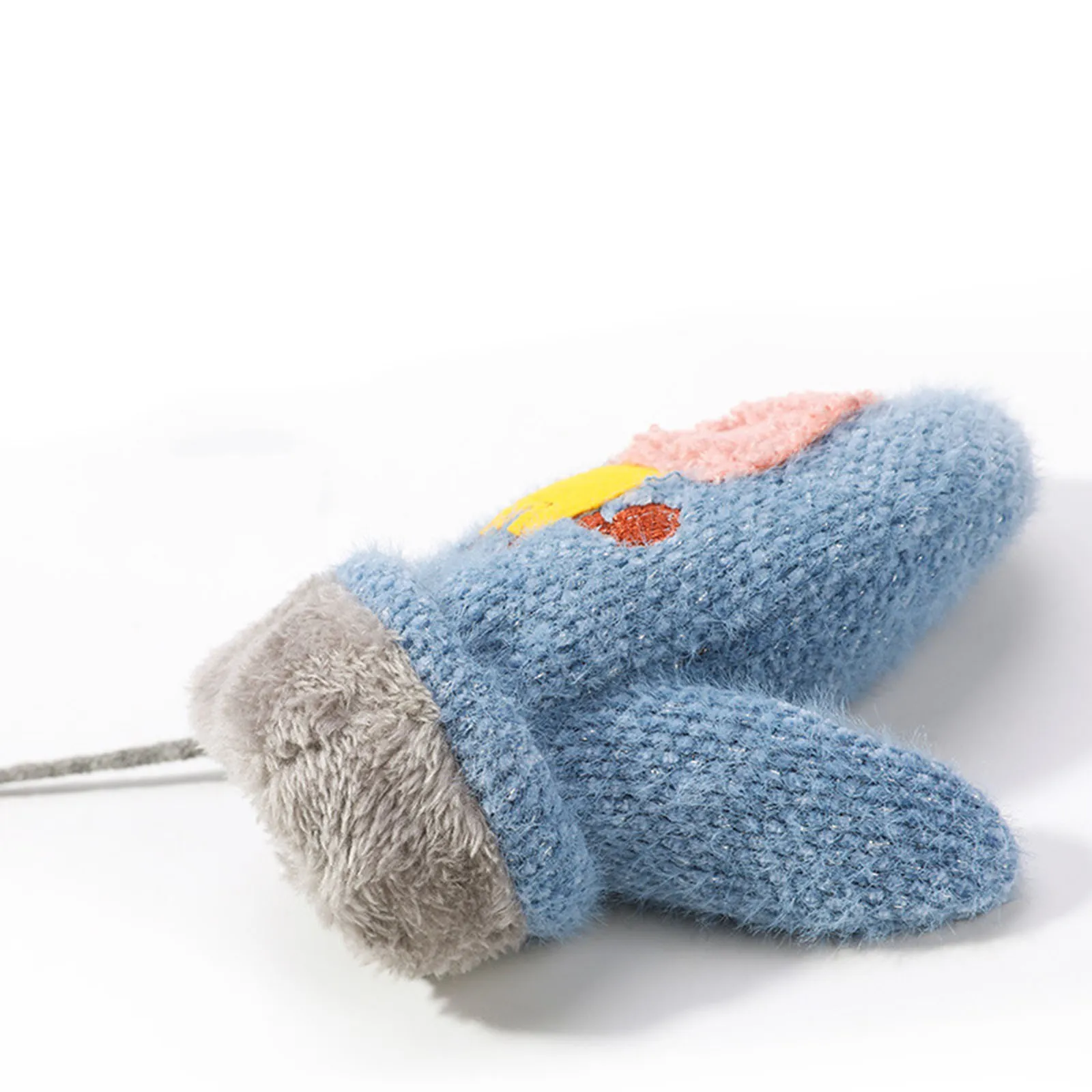 

Drop Ship Gloves Kids Girls Knitted Winter Mitten Gloves Autumn Warm Gloves Wrist Mittens Dog Cartoon Glove luvas guantes 211