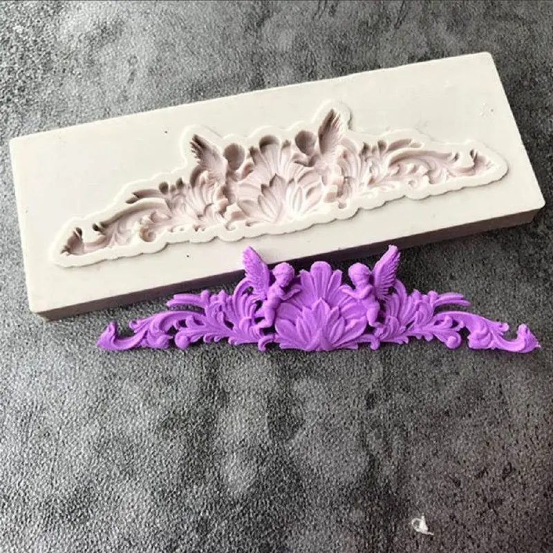 2020 3D Корона в стиле барокко DIY Sugarcraft Fondant силиконовая для шоколада выпечки