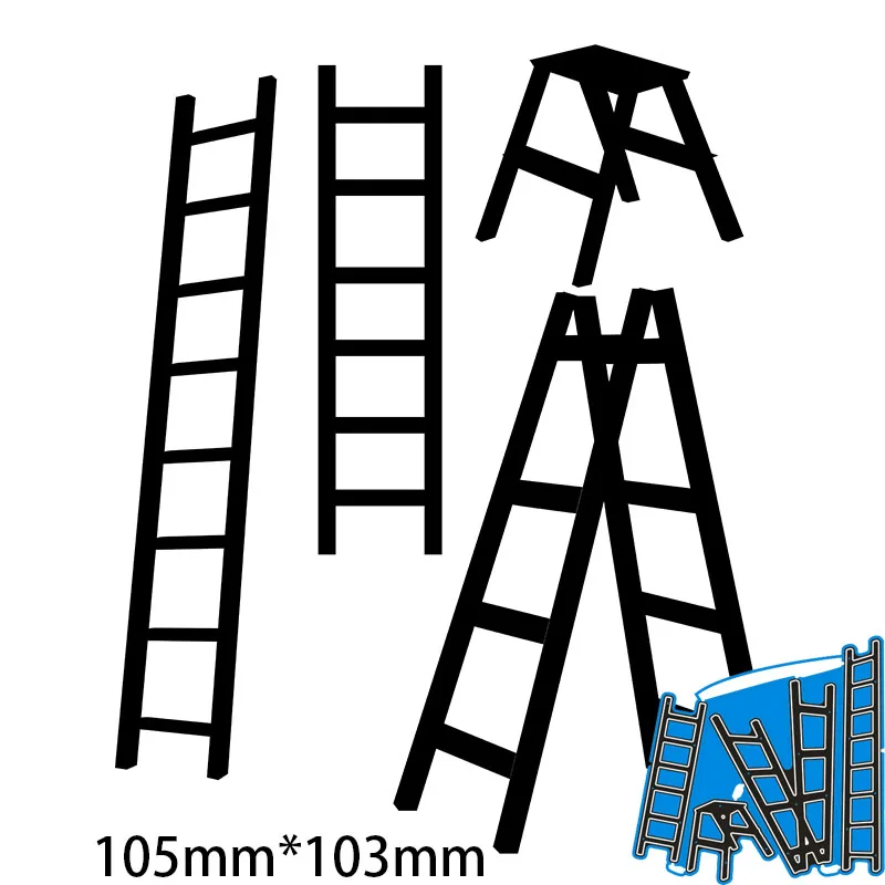 

Metal Cutting Dies LADDERS New for decor card DIY Scrapbooking stencil Paper Album template Dies 105*103mm