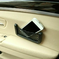 3pcs car organizer seat handle side back organizer net bag double sided universal phone holder pocket organizer high quality