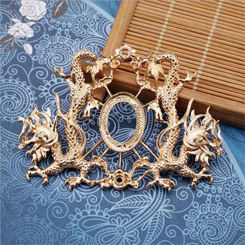 

SIXTY TOWFISH 2 Pieces DIY Jewelry Accessories Alloy 53*73 mm Charm