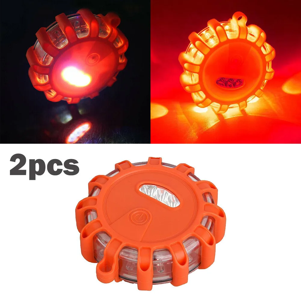 

3LED Flashing Warning Light Crushproof Emergency Flare Rainproof Safety