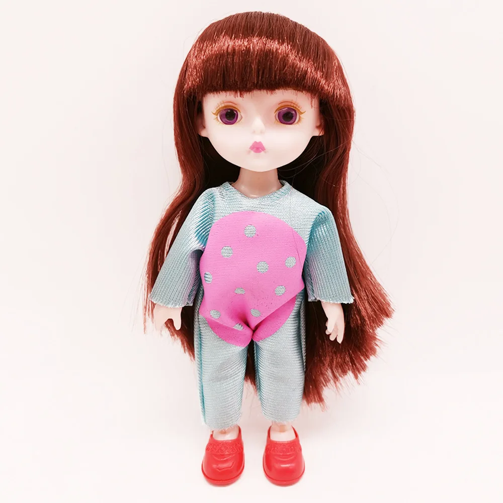Новые аксессуары для кукольной одежды Одежда для 1/12 16 см BJD куклы игрушки для девочек модное платье куклы аксессуары