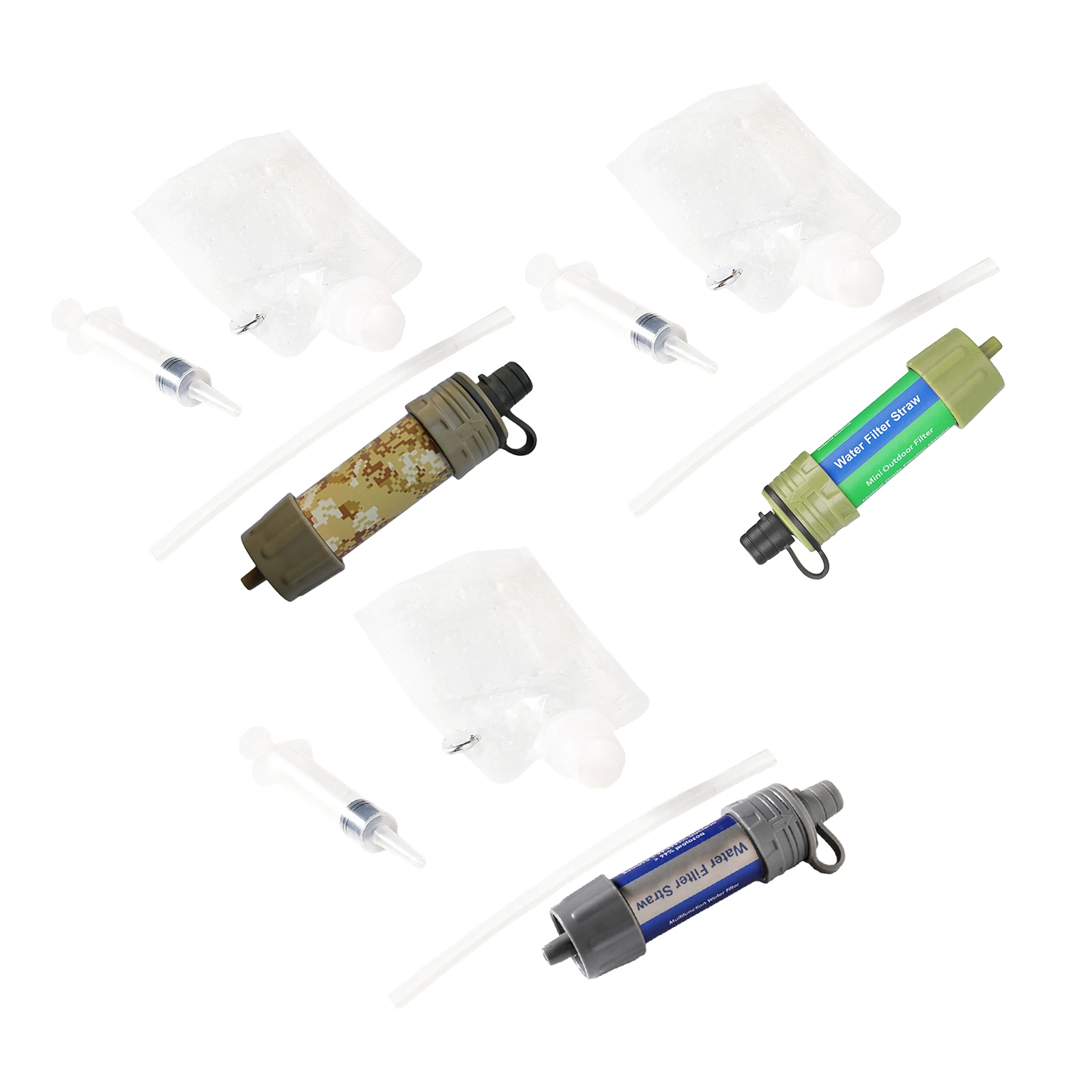 

Portable Outdoor Survival Water Filter Purifier Filtration System Camping