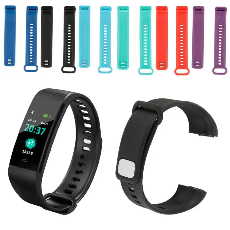 

Replacement Watchbands For Y5 Smart Bracelet Sport Wristbands Silicone Band Colorful Adjustable Sport Strap For Men Women