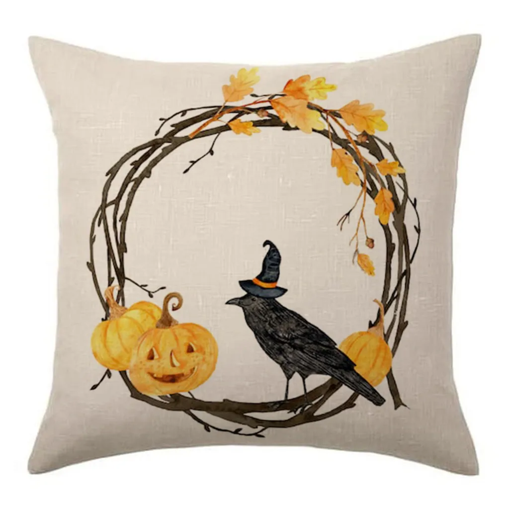 Хэллоуин наволочки для подушки белье диван тыквы призраки подушка покрытие