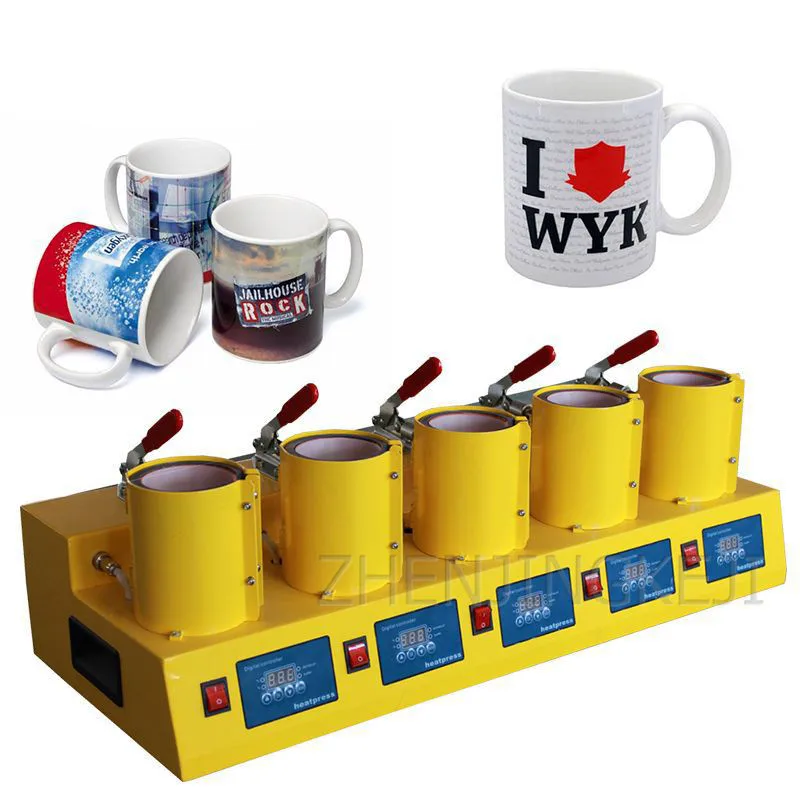 

Five In One Heat Transfer Machine Multifunction Cup Baking Machine High Efficiency Ceramics Metal Clothing Heat Transfer Machine