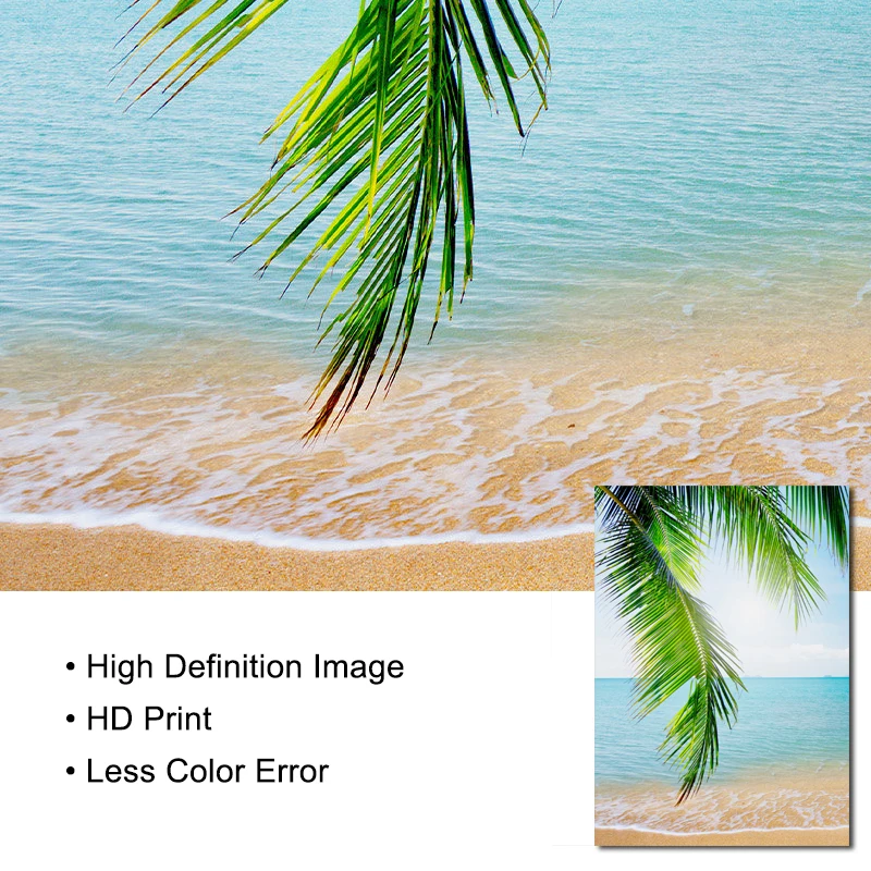 Природа плакат Пляжная Печать пейзаж холст живопись Пальма тропические стены