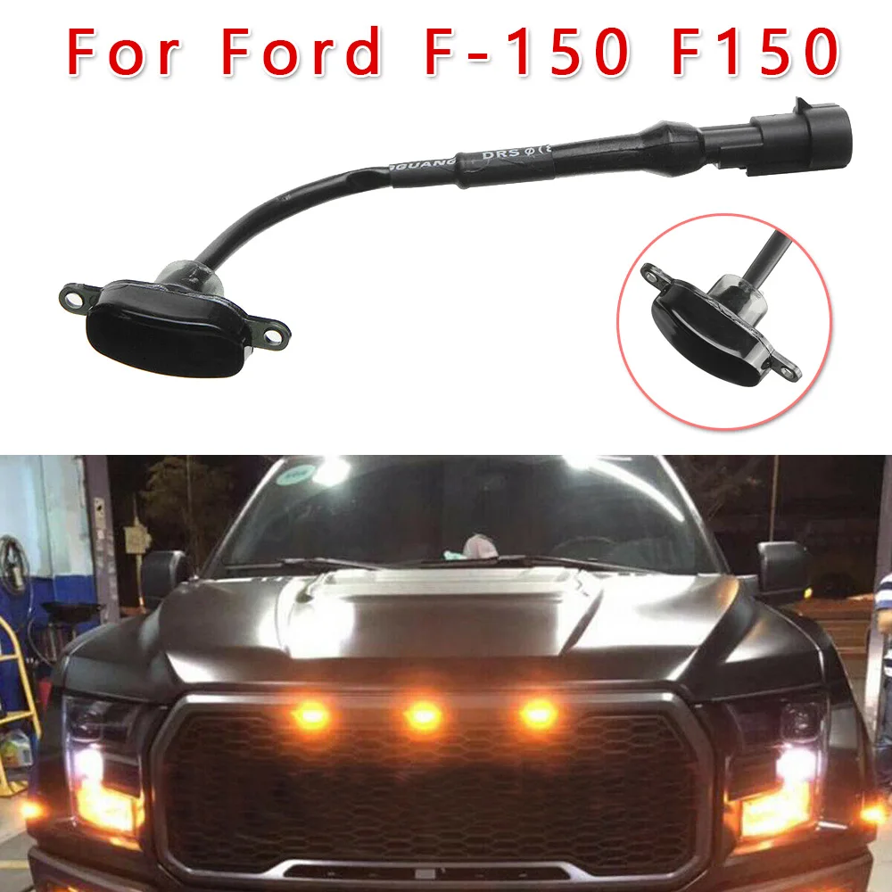 

Car DRL Daytime Running Light Front Grille Grill Lighting Smoke White Amber Signal Lamp For Ford F-150 F150