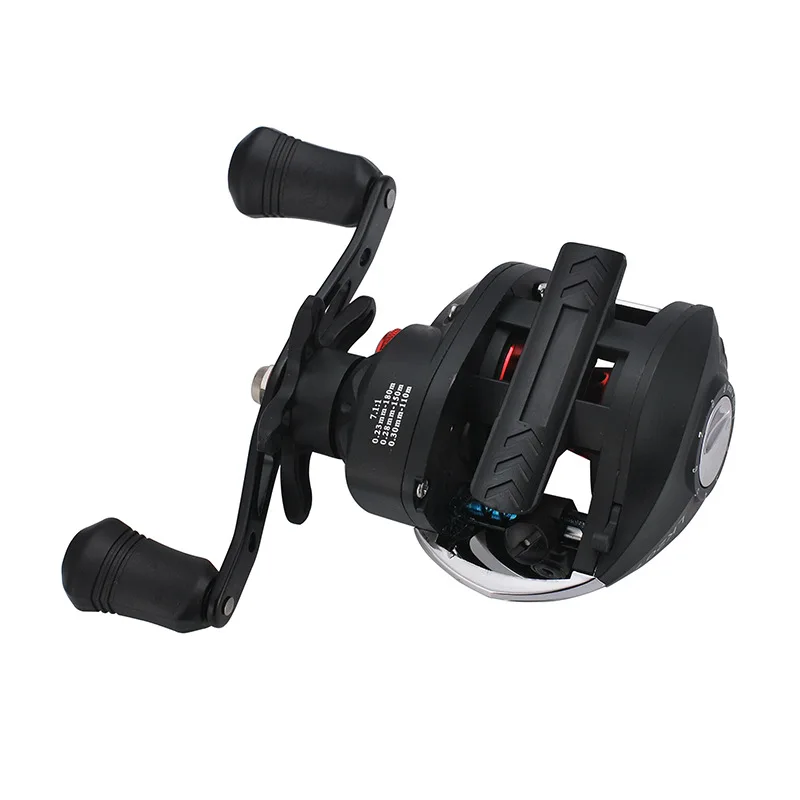 

Outdoor Fishing 7.2.1 Fishing Reel Water Drop Electromagnetic Brake System Bearing Metal Rotating Fishing Reel