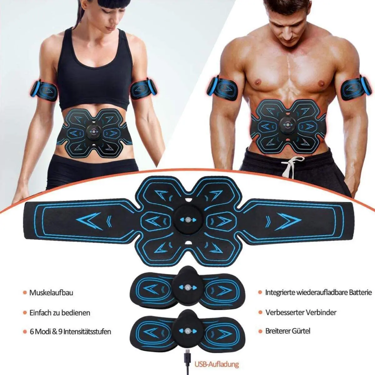 Стимулятор для мышц АБС-пластика тонизирующий пояс абдоминального пресса