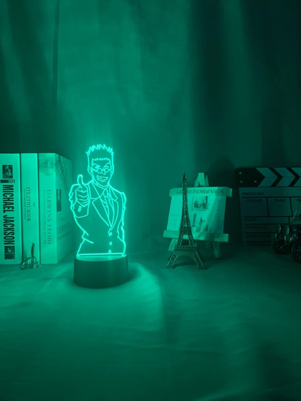 

Acrylic Lamp USB LED Night Light 3D Hunter X Hunter Leorio Light Anime Table Lamp for Bedroom Decor Child Birthday Gift