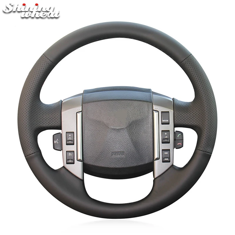 

Блестящая зернистая черная искусственная кожа для Land Rover Old Range Rover Sport 2005-2008
