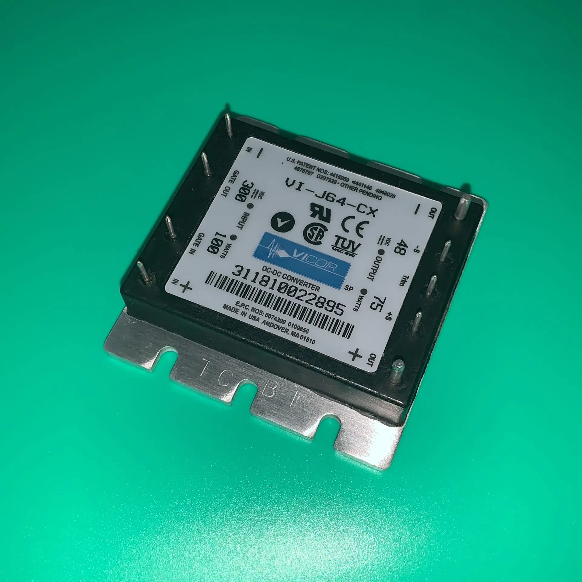Φ конвертер 48V 75W VI-J64-CX модуль IGBT DCDC преобразователи 25 до 100 Вт версии |