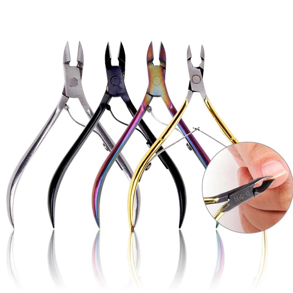 Ногти для ног &quotфранцзуский маникюр&quot носок вросшие ногти щипцы кутикулы