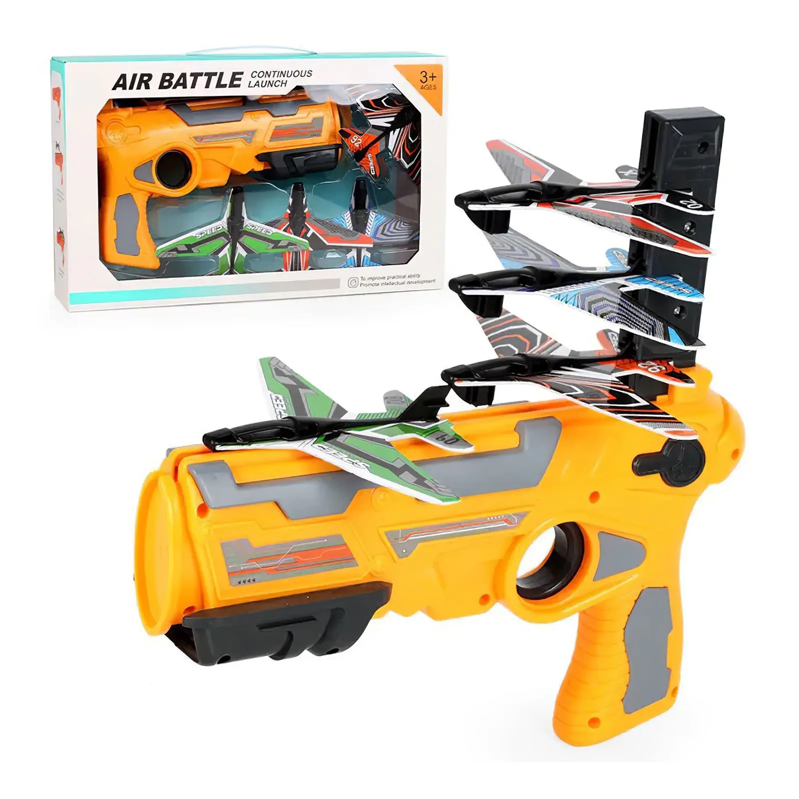 Catapult Plane Foam Air Battle One-Click Ejection Model Launchers Toy Glider Outdoors Toys for Children Kid And Adult | Игрушки и хобби
