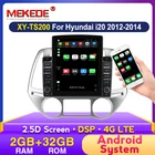 Автомобильный мультимедийный плеер MEKEDE HD 4G LTE Tesla экран Android для Hyundai I20 2012 2013 2014 Радио Видео навигация GPS 2 Din Dvd