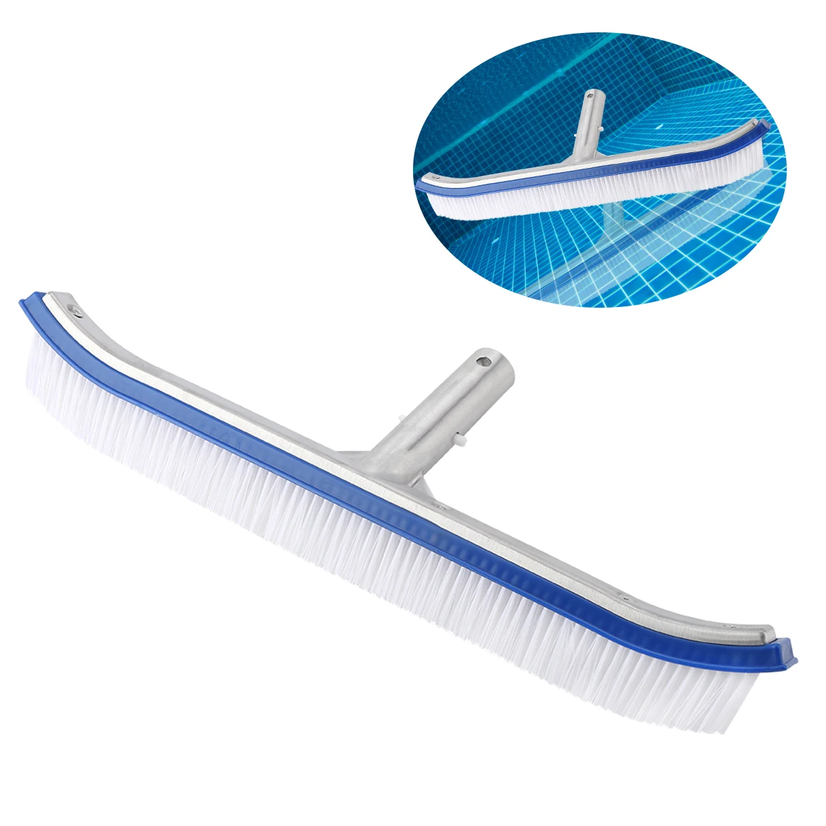 Бассейн щетки 18 дюймов Алюминиевый Плавательный щетка для очистки бассейнов