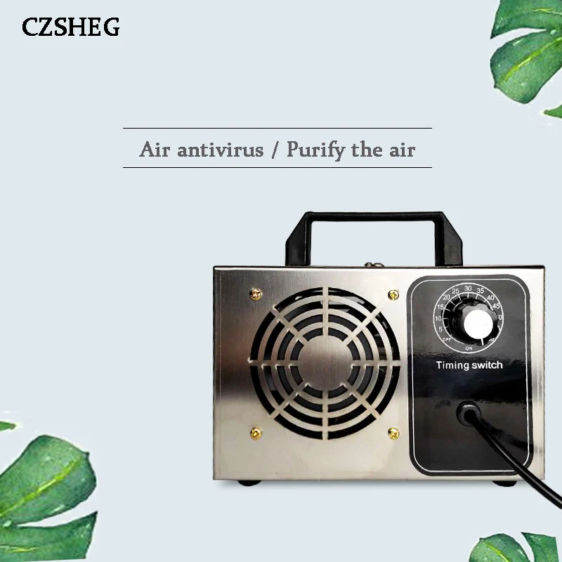 

220V 110V ozone generator air purifier sterilizer treatment with time switch ozone machine to remove peculiar smell