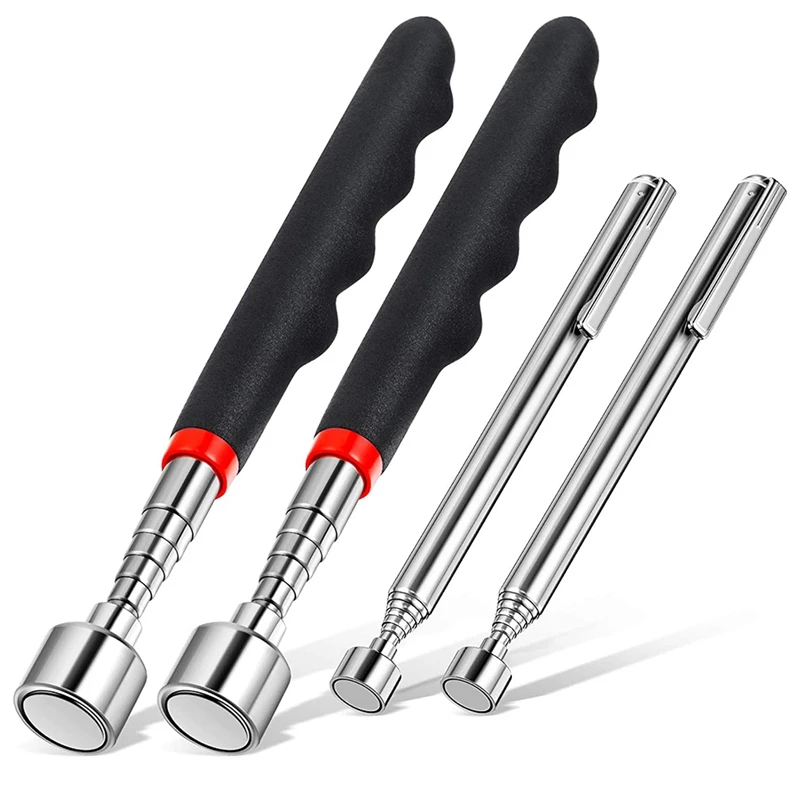 

4Pcs Telescoping Magnet Pick Up Tools Include 20 Lb Magnetic Tool And 3 Lb Telescoping Magnet Stick Gadget