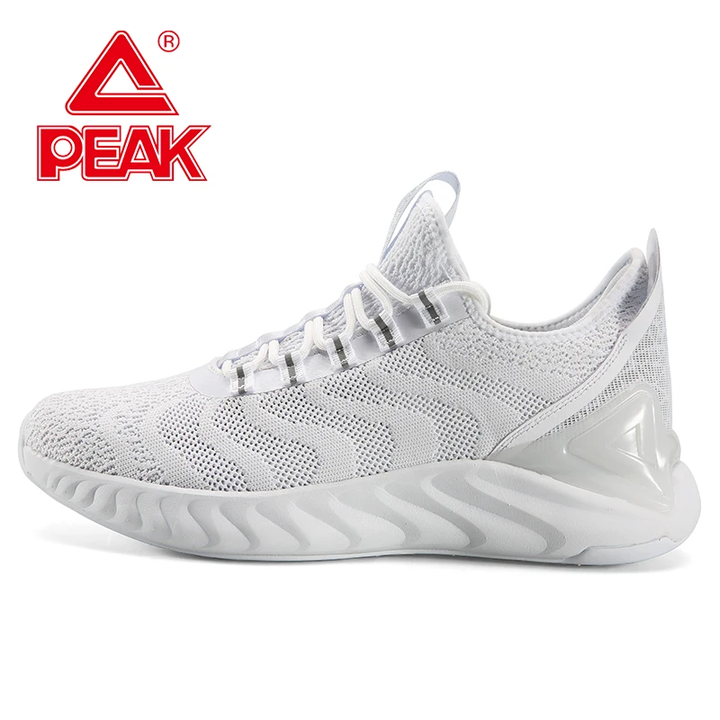 PEAK TAICHI Unisex Running Shoes Lightweight Shock Absorbing Sports Shoes Adaptive Athletic Shoes Gym Sneakers Couple Shoes