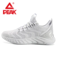 peak taichi unisex running shoes lightweight shock absorbing sports shoes adaptive athletic shoes gym sneakers couple shoes