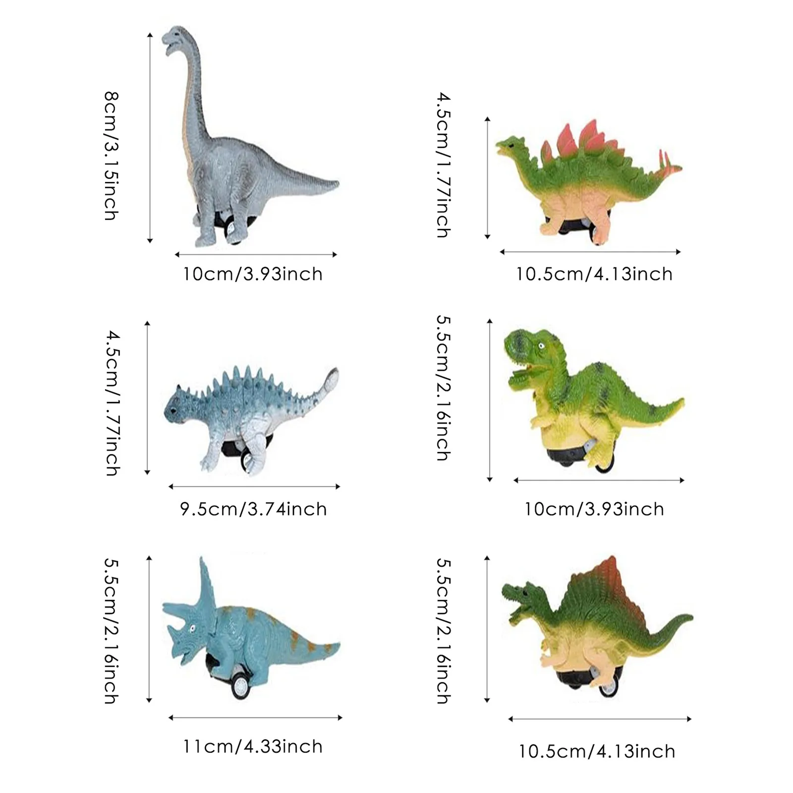 

Kids toys Dinosaur Car Interesting Imitation Dinosaur Inertial Glider Realistic Model Pull-back Car Gift Educational Toys
