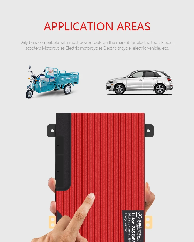 

12V 4S 8S 12S 15S 16S 20S 21S 26S 28S 32S BMS LiFePO4 battery Management System BMS 250A with high current for lithium battery