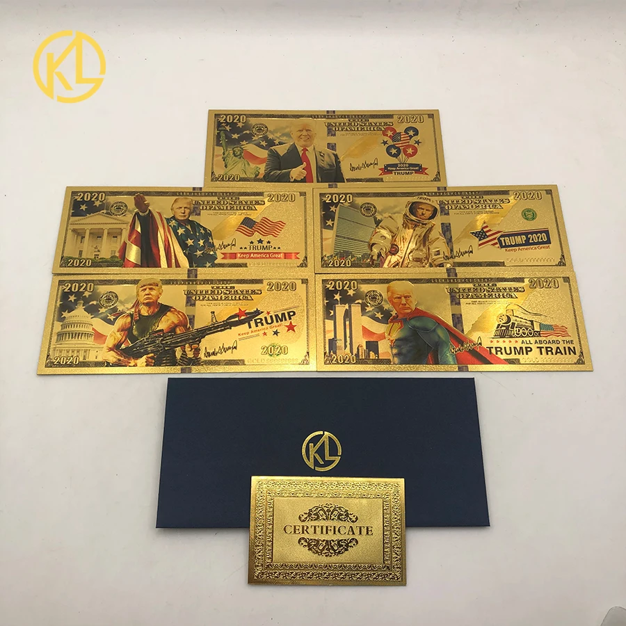 Золотая банкнота Трампа которую мы доверяем сделайте Америку прекрасными