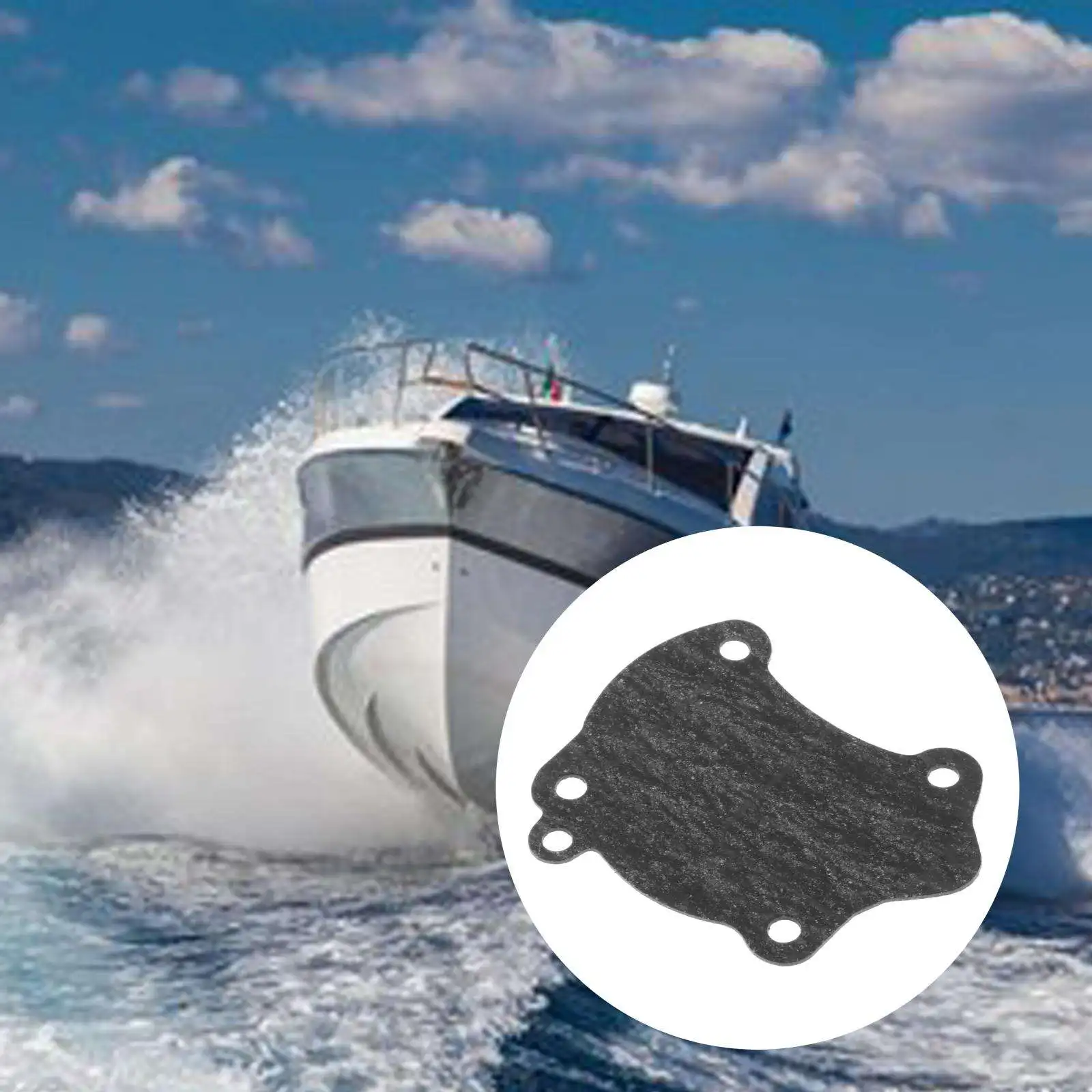 1Pcs Head Cover Gasket Repair Parts Compatible with Yamaha Outboard 4 hp 2 stroke 6E0-11193-A1 | Автомобили и мотоциклы