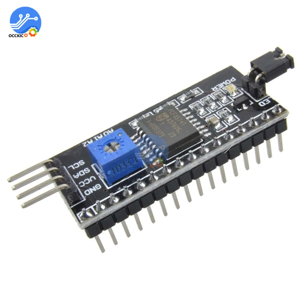 Новый IIC/I2C/TWI/последовательный интерфейс SPI плата модуль порт 5В ЖК адаптер
