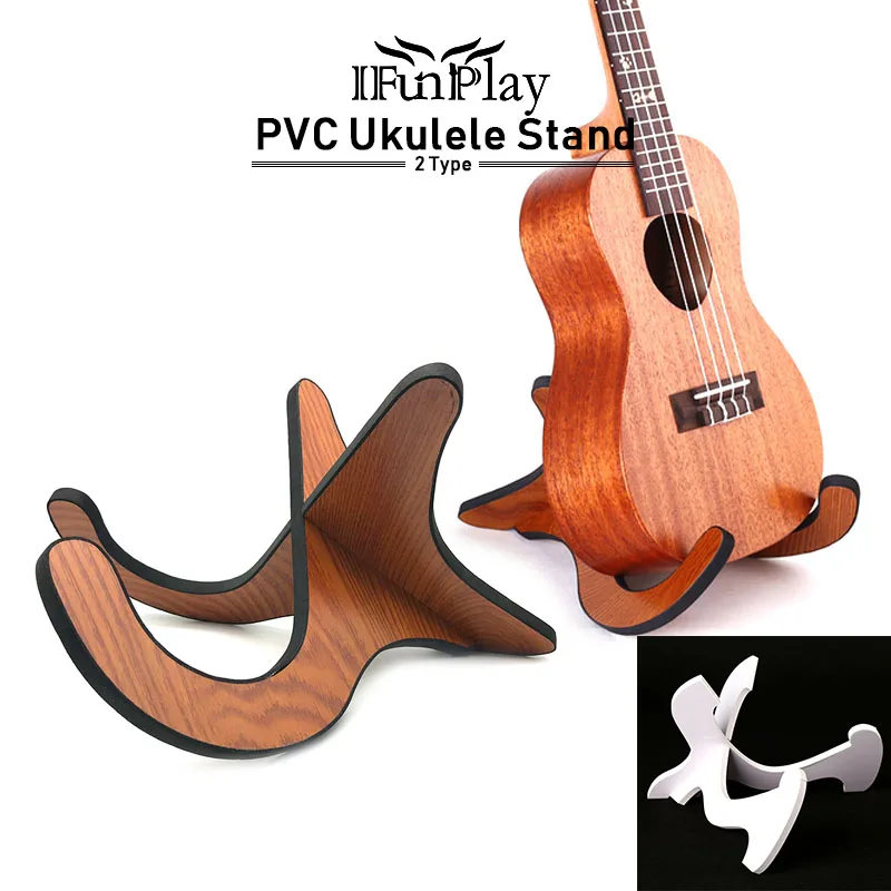 Портативный складной держатель для укулеле из ПВХ вертикальный гитары подставка