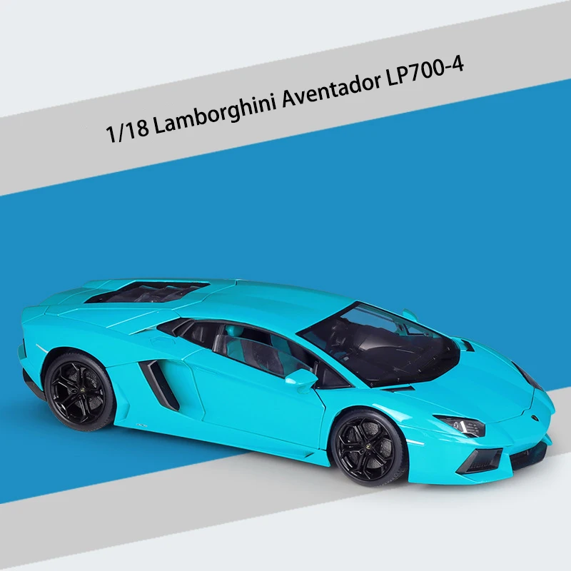 

Модель спортивного автомобиля WELLY LP700 1:18 для Lamborghinisalloy, литой под давлением, модель автомобиля, поделки, украшение, коллекционный подарок, де...