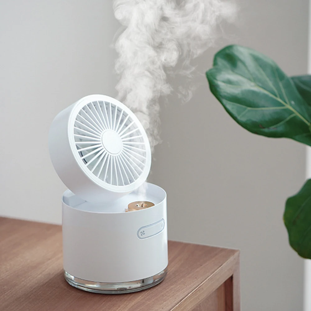Портативный распылитель воды вентилятор USB Перезаряжаемый складной воздушный