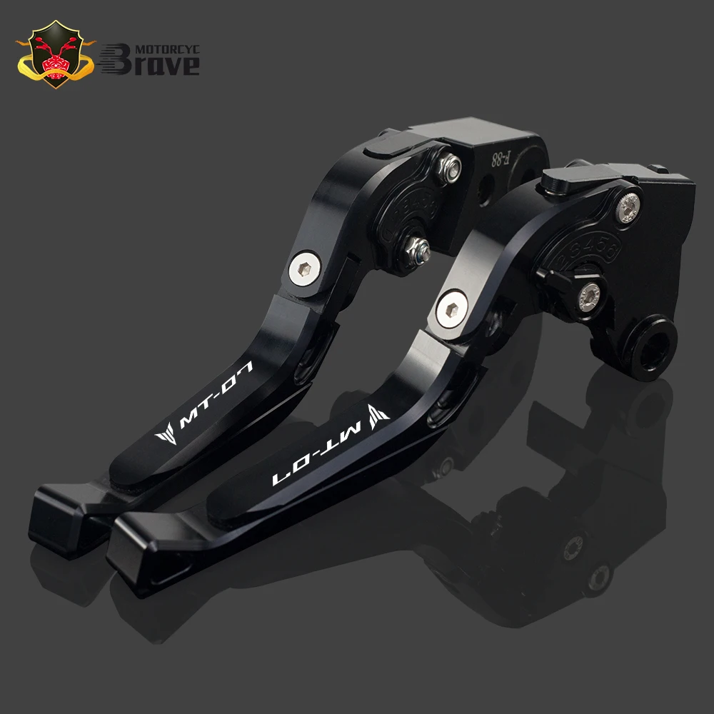 CNC мотоцикл Регулируемая Складная Выдвижная тормоза сцепления рычаги для YAMAHA MT07