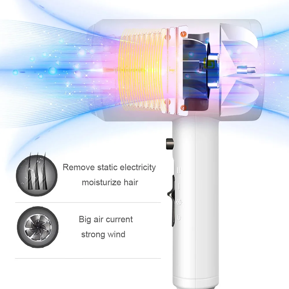 Профессиональный фен для отеля настенный мощный Фен ванной комнаты туалета дома