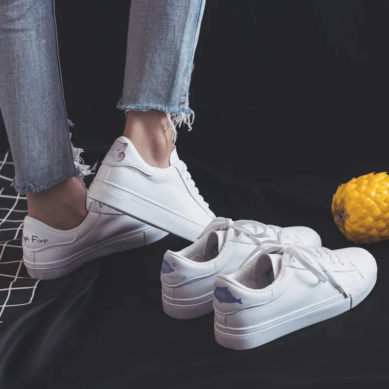 Изящная женская обувь Новинка модная повседневная на высокой платформе из