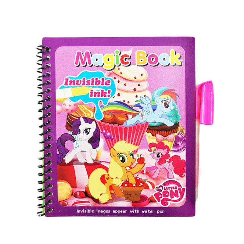 Оригинальные акварельные книги My Little Pony игрушки для рисования граффити фигурки